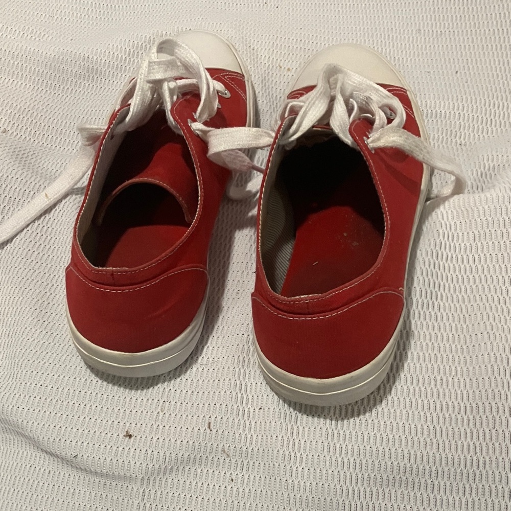 Mossimo Supply Co. Red Canvas Slip-Ons - Picture 5 of 9